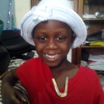A child who has successfully completed treatment at the KATH cancer clinic. Image